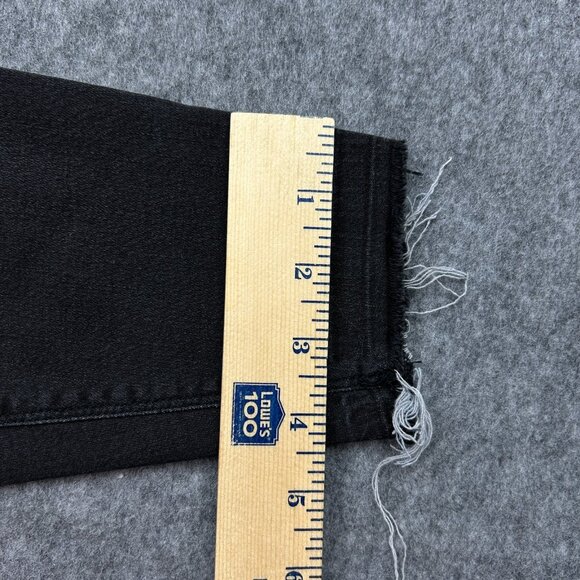 Spanx Pull On Skinny Jeans Women's Size Large Vintage Black Distressed Denim - Picture 12 of 13